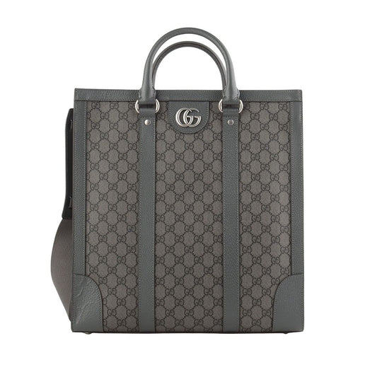 Gucci Grey GG Supreme Canvas Ophidia Medium Document Bag Tote 731793 125072858