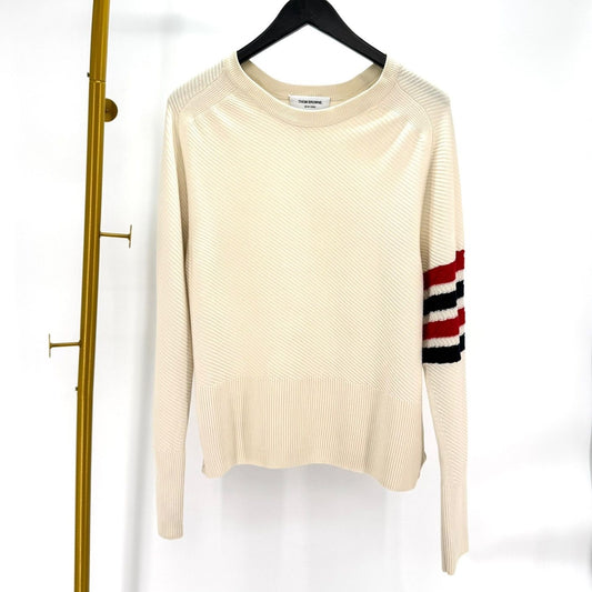 Thom Browne Diagonal Armband Wool Stitch Knit (MKA290A) 125110551