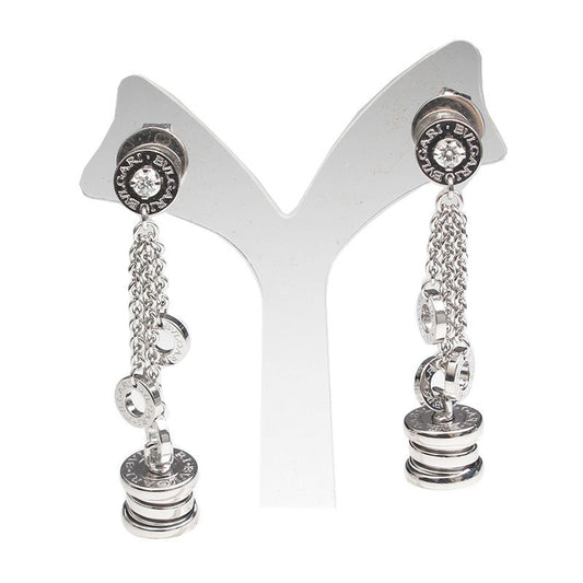 BVLGARI B.zero1 White Gold Diamond Earrings 125159934