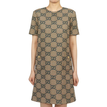Gucci Women's Short Sleeve Mini Dress 771431 ZAO94 9672 92637070