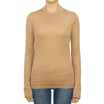 Salvatore Ferragamo Women's Long Sleeve T-Shirt 11 1956 BEIGE 0765318 88918504
