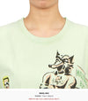 WILD DONKEY Damen T-Shirt T HOLLYWOOD ESW LIME W 87971118 [P]