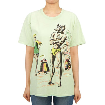 WILD DONKEY Short Sleeve T-shirt T HOLLYWOOD ESW LIME W 87971118