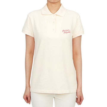 Maison Kitsune Handwritten Women's Collar Short Sleeve T-Shirt MW00201KJ7010 P705 84154178