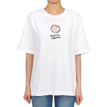 MAISON KITSUNE Schwebende Blumen Damen Kurzarmshirt P100 MW00113KJ0119 84154164