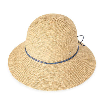 Helen Kaminski Balenciaga Women's Cloche Hat HAT51498 Natural Sapphire 80369674