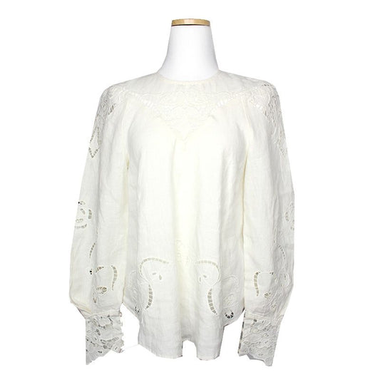 ISABEL MARANT イザベル・マラン アイボリー レース ブラウス 55 125178640