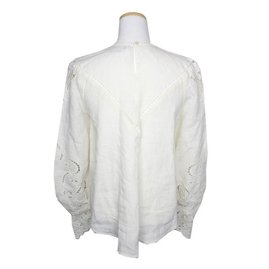 ISABEL MARANT イザベル・マラン アイボリー レース ブラウス 55 125178640