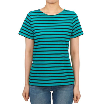Saint James Aetrex Women's Short Sleeve T-Shirt 8414 ABSINTHE NOIR 79444957