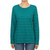 Saint James Mingguai Women's Long Sleeve T-Shirt 0237 ABSINTHE NOIR 79444738 [P]