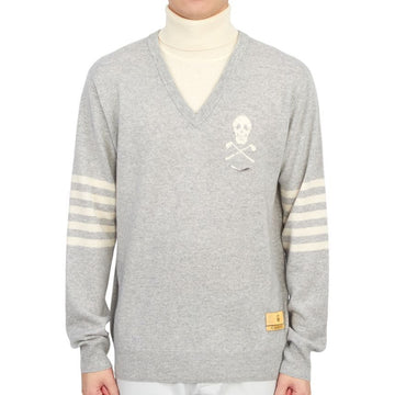 Mark & Lona Men's Golf Knit Mock Neck 2C AB02 HGREY 42761436