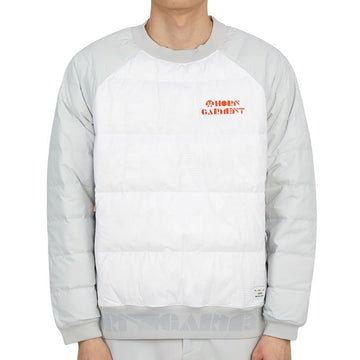 HORN GARMENT Men's Padded Long Sleeve Golf Sweatshirt HCM 2C AD05 WHITE 42196412