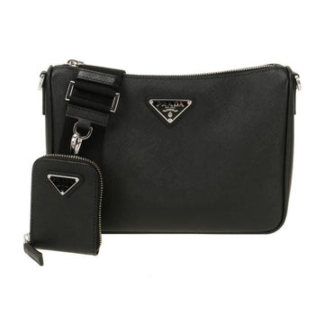 PRADA サフィアーノレザーショルダーバッグ stamp: 2VH113 9Z2 F0002 V DMP 84147196