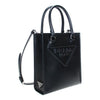 PRADA Prägung Schriftzug Leder Tasche / 1BA333 ASK F0002 V OOO 77790550 [P]