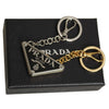 PRADA Schlüsselanhänger 1PS061 66A F0964 BIANCO/NERO 66537454 [P]
