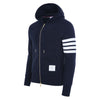 THOM BROWNE Klassischer 4-Barren diagonaler Kapuzenjacke 160968464 [P]