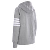 THOM BROWNE Klassischer diagonaler Ärmelgrauer Kapuzenpullover 160968467 [P]