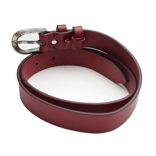 Iro Burgundy Leather Belt 12345 125212975