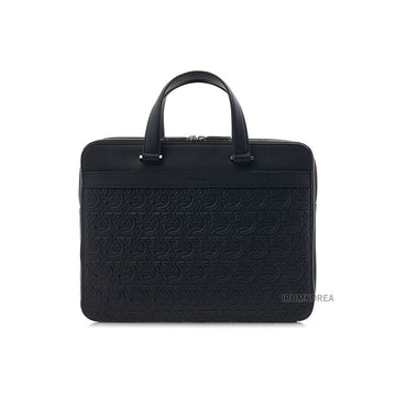Salvatore Ferragamo Gancini Embossed Tote Bag for Men 24 1364 NERO 0763369 FW24 125218852