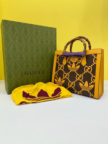 Gucci Diana Adidas Diana Top Handle Tote Bag 678842 125222228