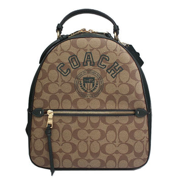 Coach Brown Logo Pattern Backpack 125224059