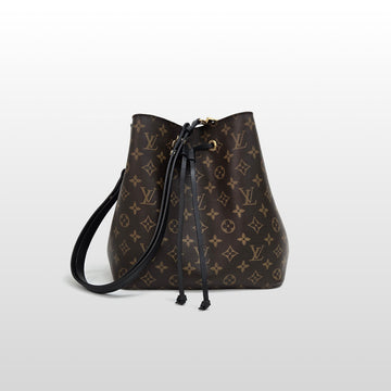 Louis Vuitton Monogram NeoNoe MM Shoulder Bag Black M44020 160163410 [P]