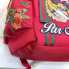 Gucci Tiger Embroidered Techno Canvas Backpack Red 429037 125250735 [P]