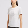 MONCLER Crystal Logo Baumwoll T-Shirt 125253480 [P]