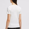 MONCLER Crystal Logo Baumwoll T-Shirt 125253480 [P]