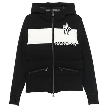 MONCLER モンクレール グルノーブル ロゴ プリント ダウン フード ジャケット 8G00018 80280 999 125253513