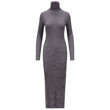 MONCLER モンクレール ウール タートルネック ミディ ドレス 9L00008 M1180 F99 125253548