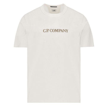 CP COMPANY シグネチャー刺繍ロゴTシャツ 14CMTS156A 006499W 103 155890345