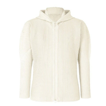 ISSEY MIYAKE モンスターフーディージャケット アイボリー 4サイズ JL121 125288396