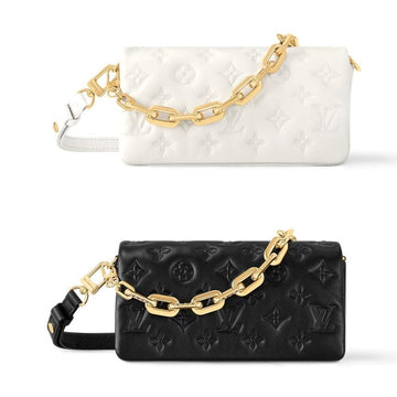 LOUIS VUITTON Pochette Coussin Créme M11331 125288535