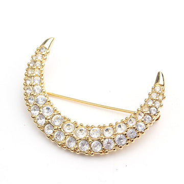 Swarovski Half Moon Crystal Brooch A01234 125308183