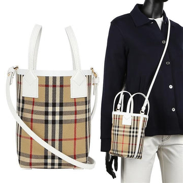 BURBERRY ミニ ロンドン トートバッグ 8072348 57497587