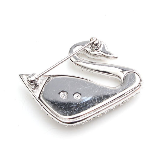 Swarovski Crystal Swan Brooch 12345 125324095