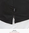 MALBON GOLF エバーグリーン メンズ カラー 半袖Tシャツ ブラック ME0010 125343231 [P]