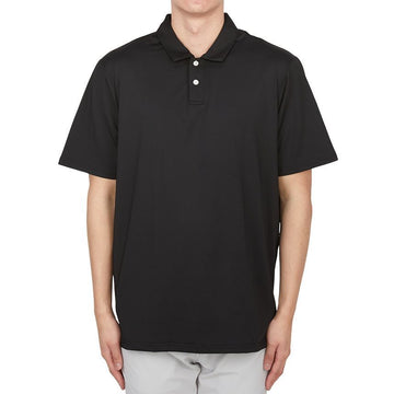 MALBON GOLF Golfbekleidung Evergreen Herren Polo Kurzarmshirt ME0012 BLK 125343234