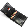 Thom Browne Black Glossy Leather Embossed Icon Bifold Wallet 125349221 [P]