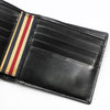 Thom Browne Black Glossy Leather Embossed Icon Bifold Wallet 125349221 [P]