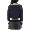 SPORTY & RICH Yankees Serif Cable Knit 125405620 [P]