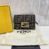 FENDI FF-Logo Stoff Baguette Kartenhalter Geldbörse 8M0416 125416859 [P]