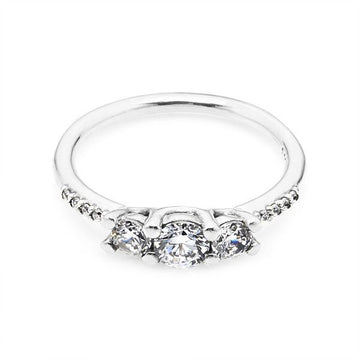Pandora Fairy Tale Sparkle Silver Ring 33307815