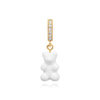 Crystal Haze Jewelry Nostalgia Bear-Powder-Pave Connector 40015543 [P]