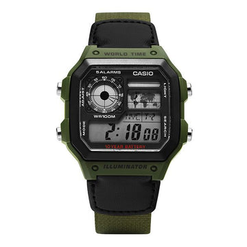 Casio AE-1200WHB-3BVDF Men's NATO Watch 49916398