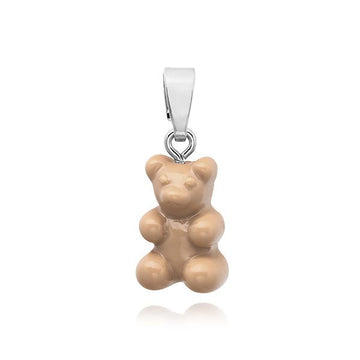 Crystal Haze Jewelry Nostalgia Bear - Salt Caramel - Classic Connector Silver 57864655