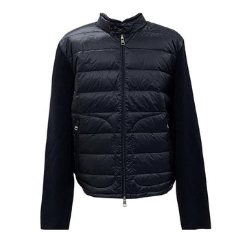 MONCLER Trikot Logo gepolstertes Woll-Cardigan-Jackett 125071411