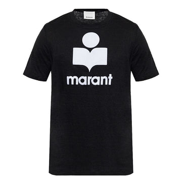 ISABEL MARANT Leinen T-Shirt Schwarz TS0045HA B1N22H 01BK 159584148 [P]