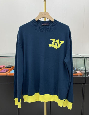 Louis Vuitton Intarsia Signature Crewneck Knit 1AA4RA 125522535